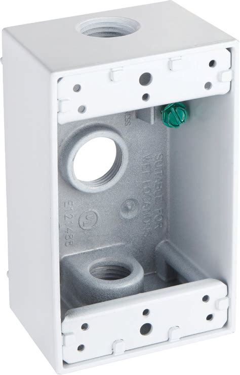 bell weatherproof electrical box|single gang bell box cover.